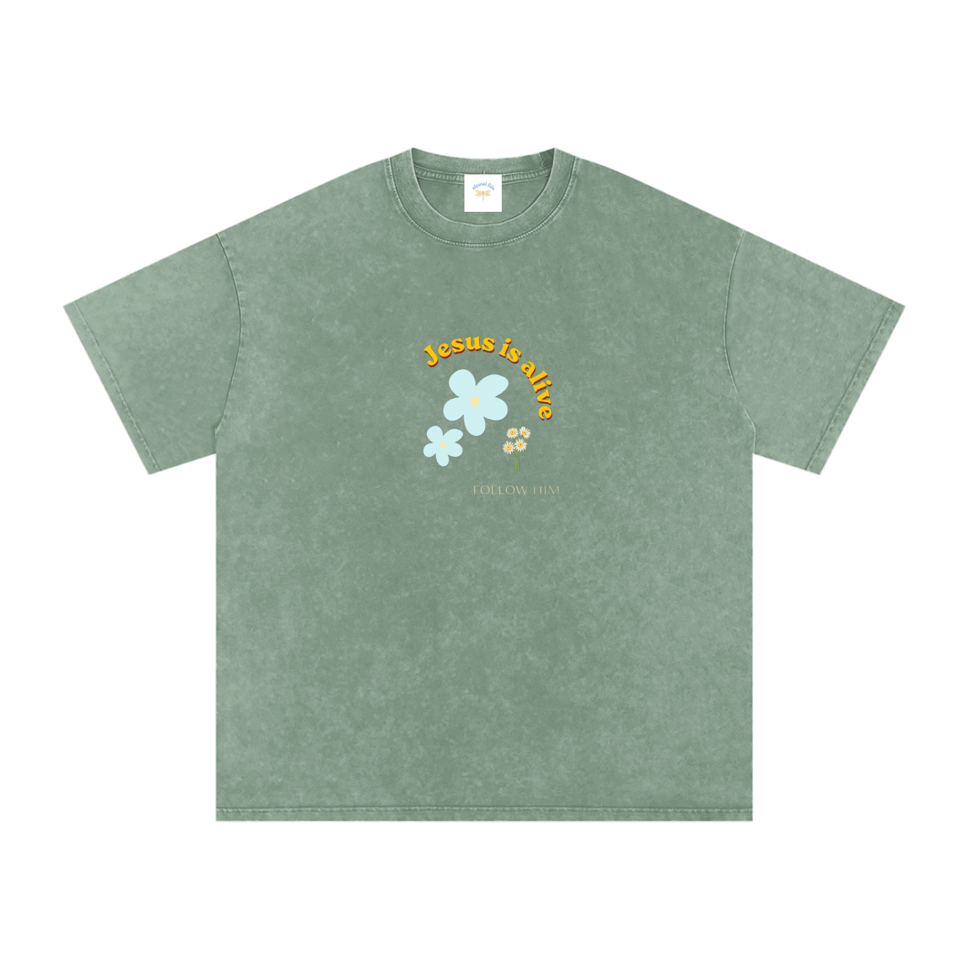 Jesus is Alive Oversized Cotton T-shirt