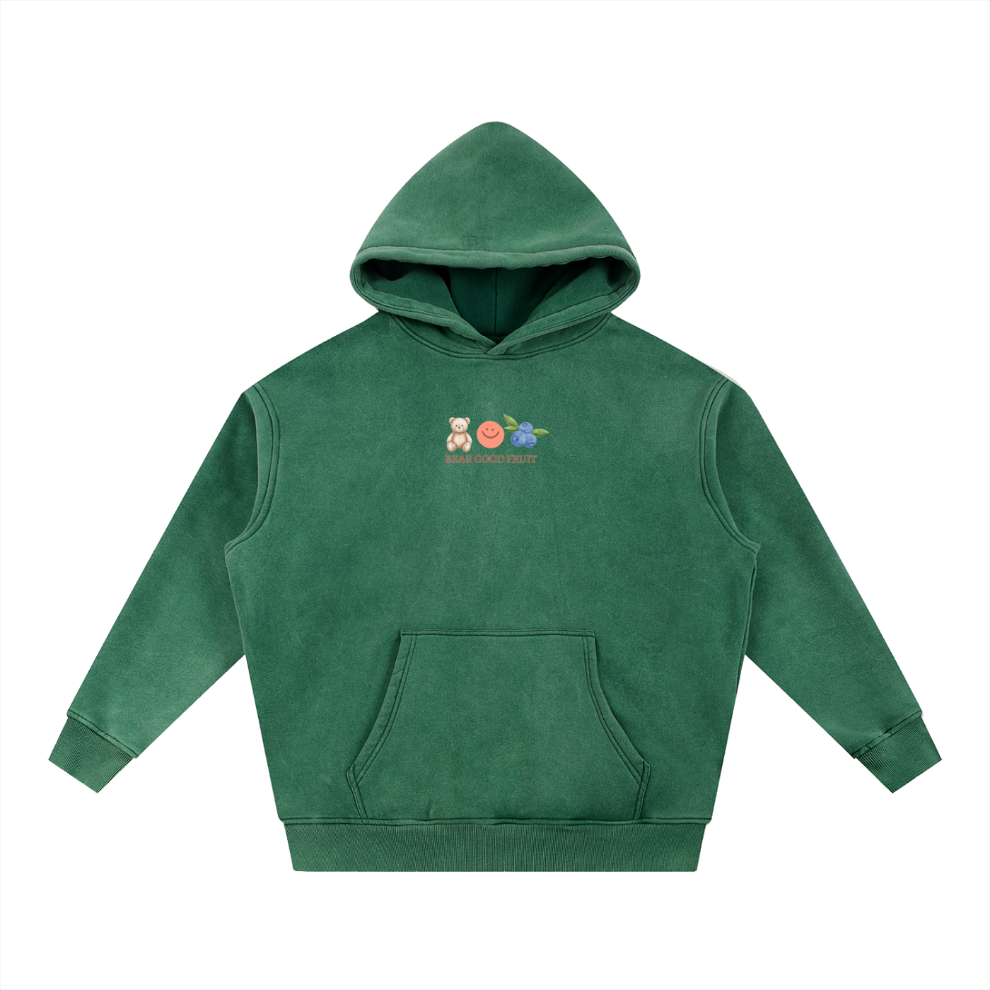 Bear Good Fruit Fleece Oversize Hoodie