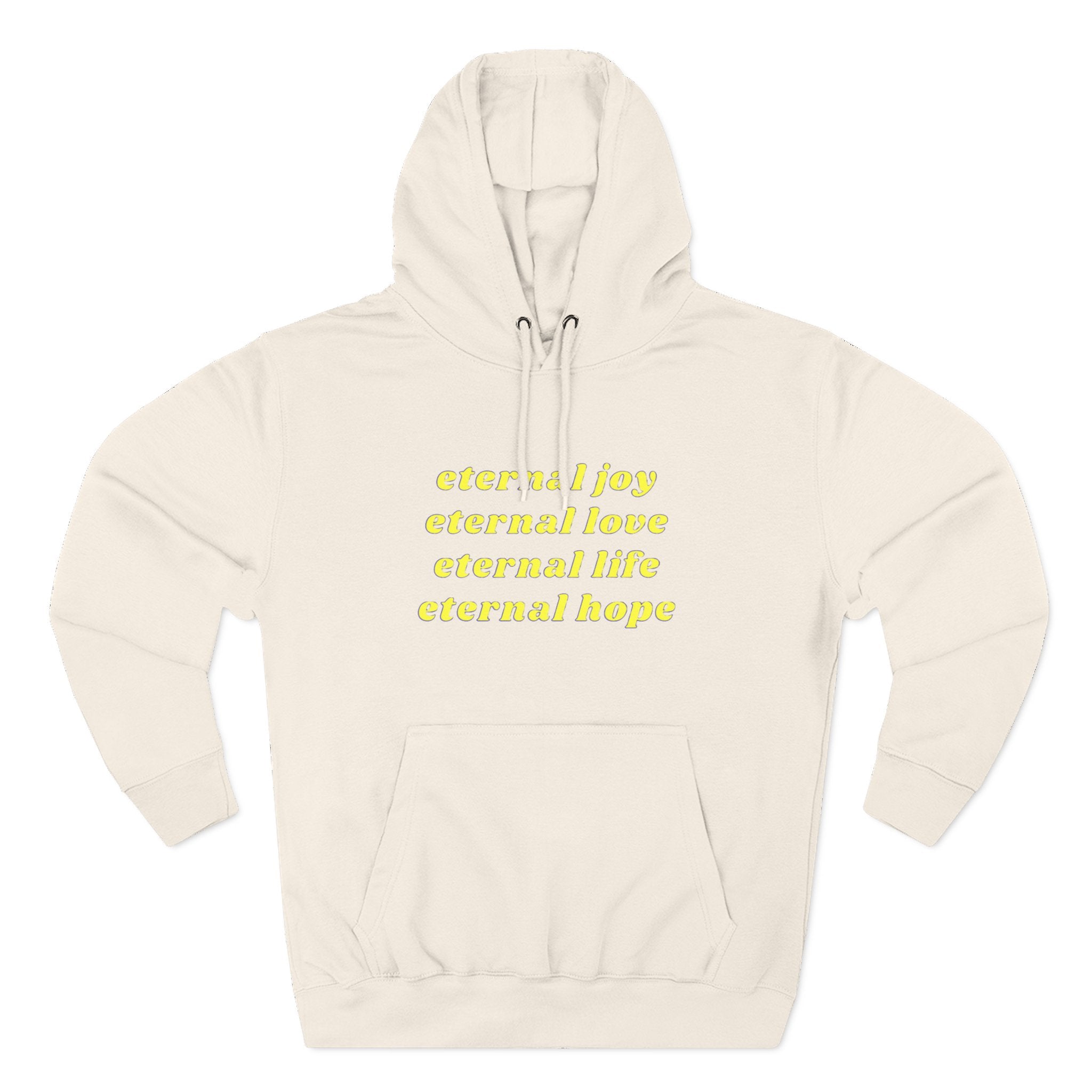 Eternal Joy Hoodie — Minimal Script Inspirational Pullover