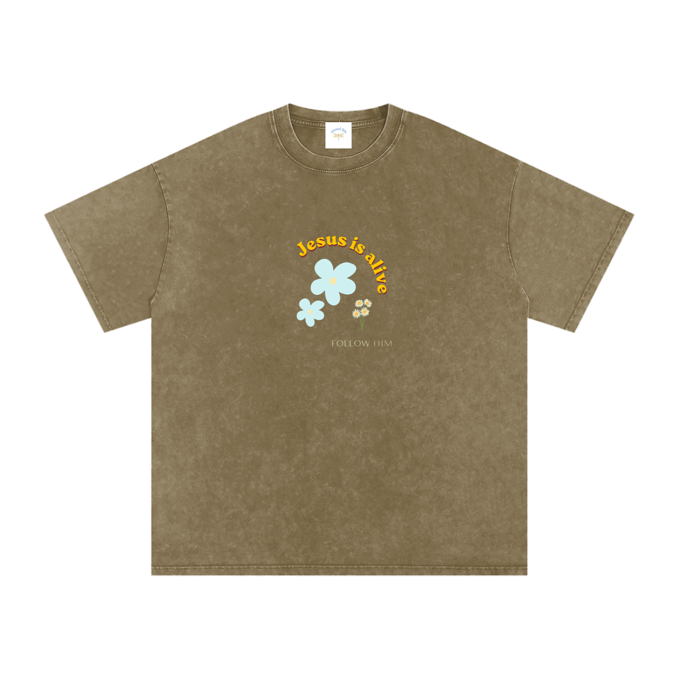 Jesus is Alive Oversized Cotton T-shirt