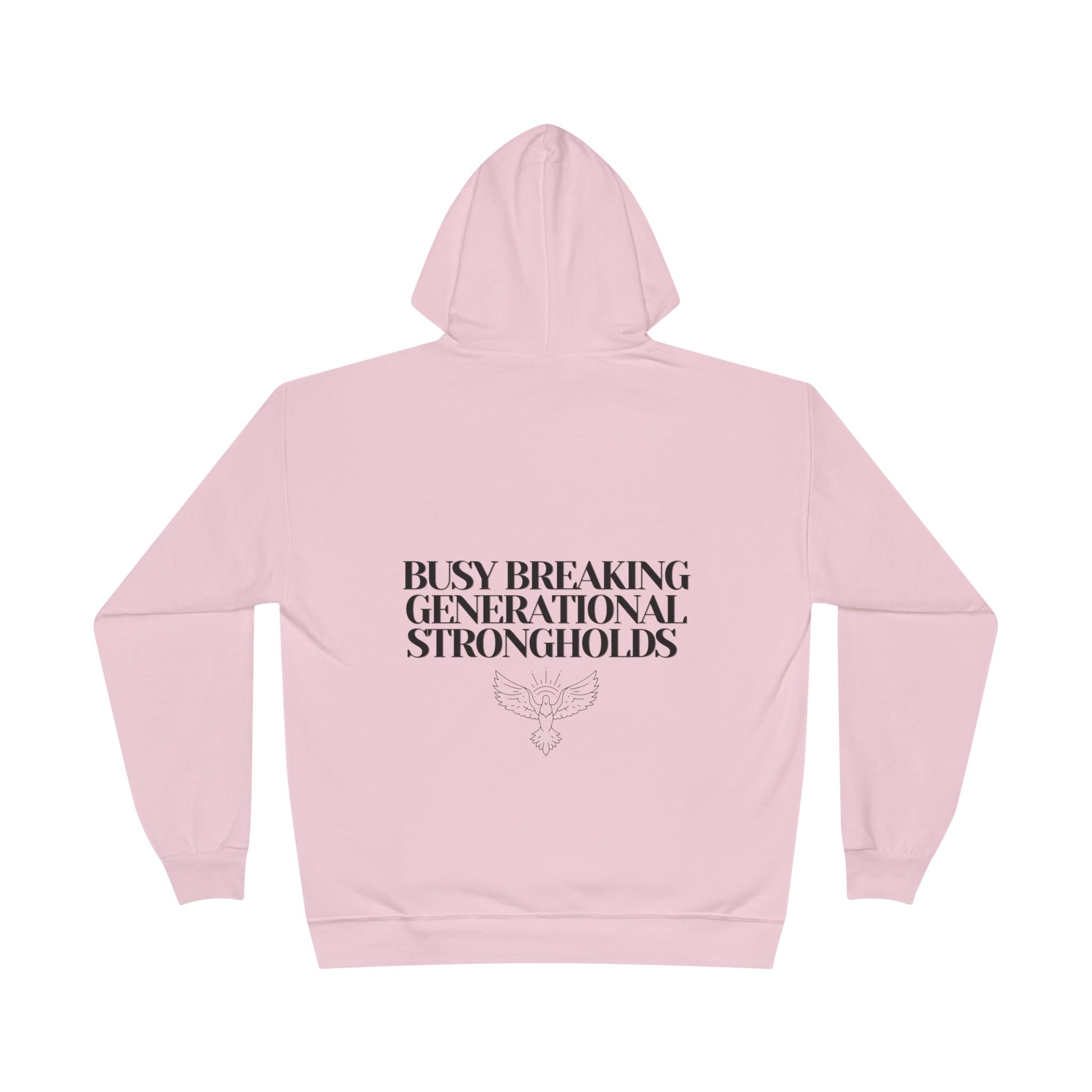 Hoodie — "Busy Breaking Generational Strongholds" Cross Graphic Pullover