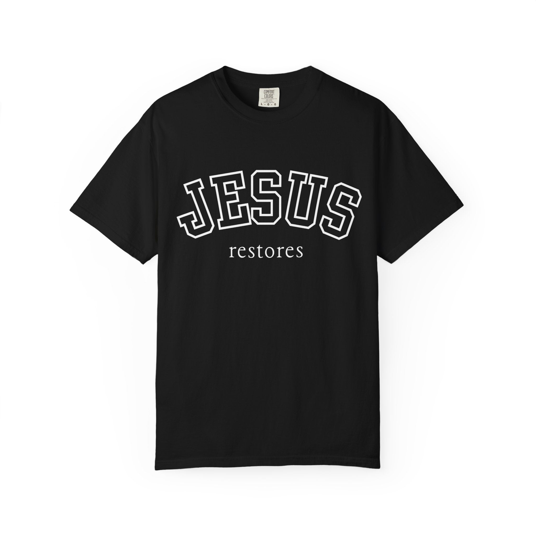 Jesus Restores T-Shirt — Inspirational Christian Faith Tee