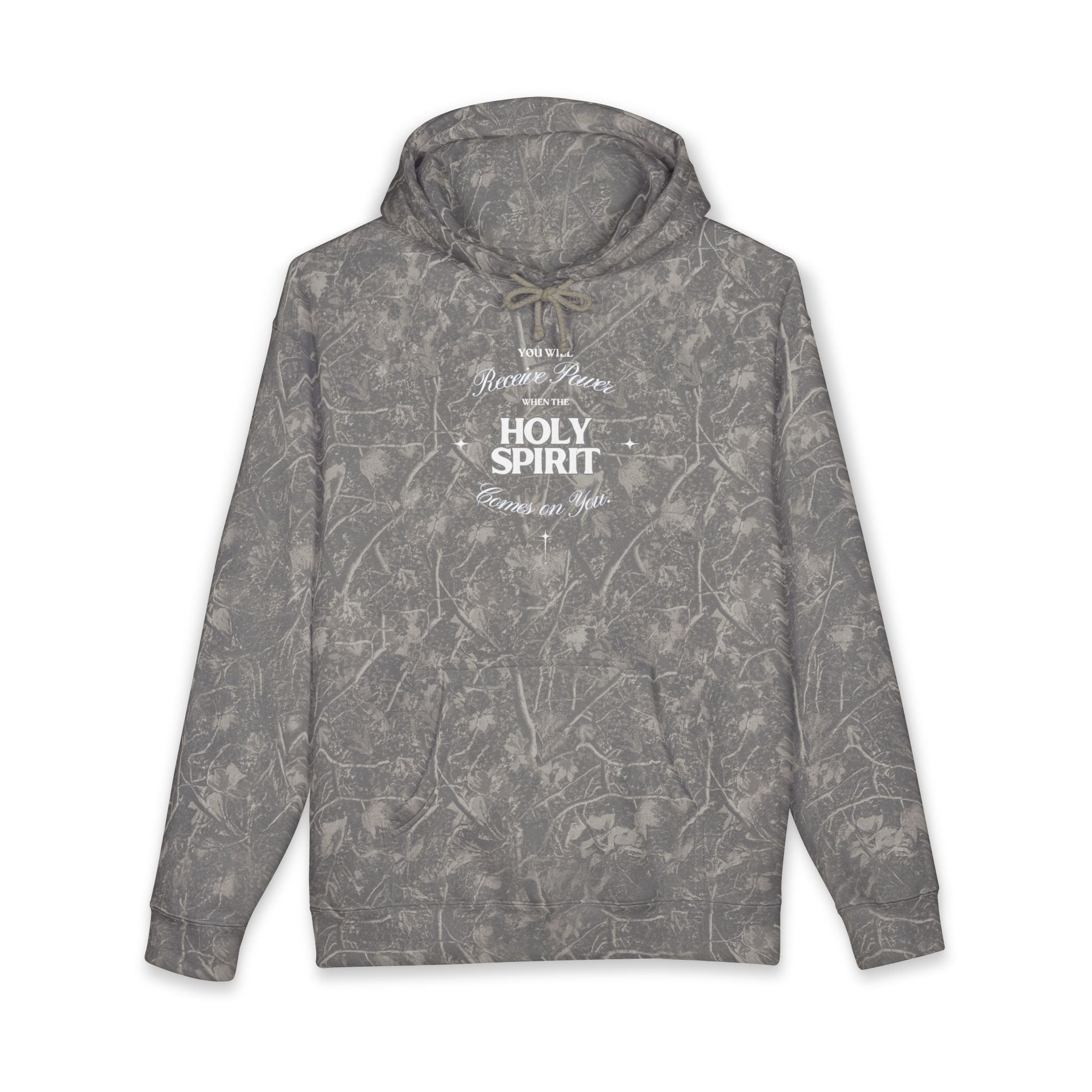 Holy Spirit Hoodie - 'Come Reveal, Renew Power' Christian Faith Pullover