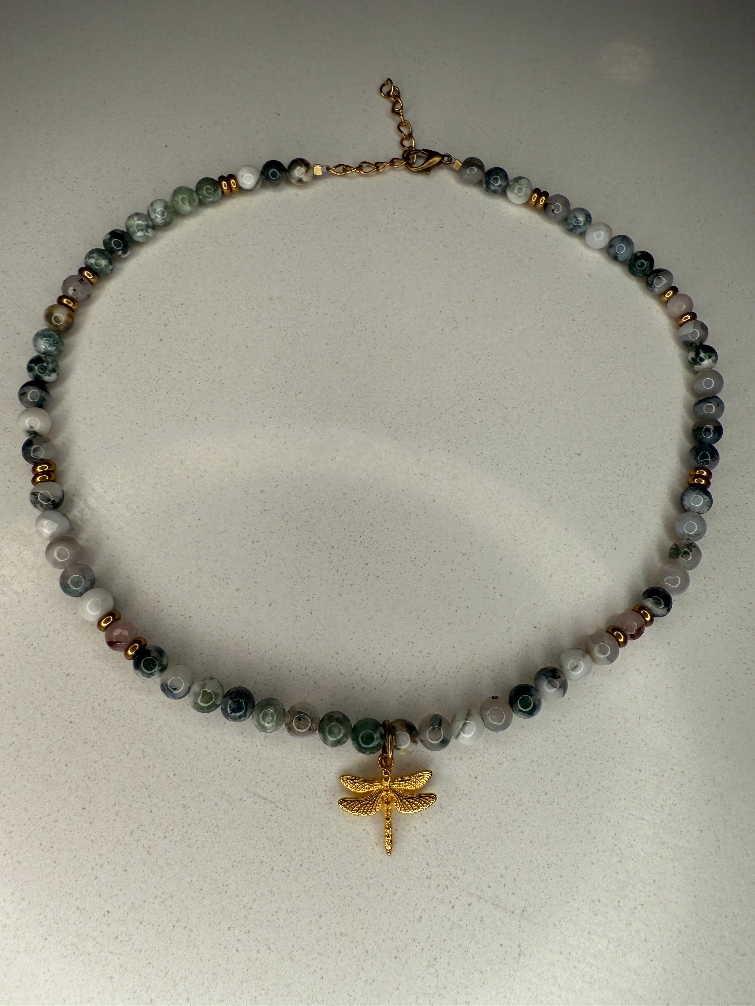 Beaded Dragonfly Choker