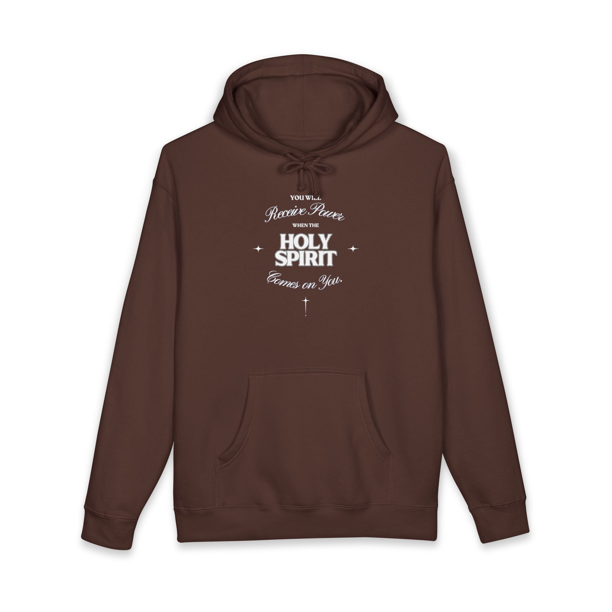 Holy Spirit Hoodie - 'Come Reveal, Renew Power' Christian Faith Pullover