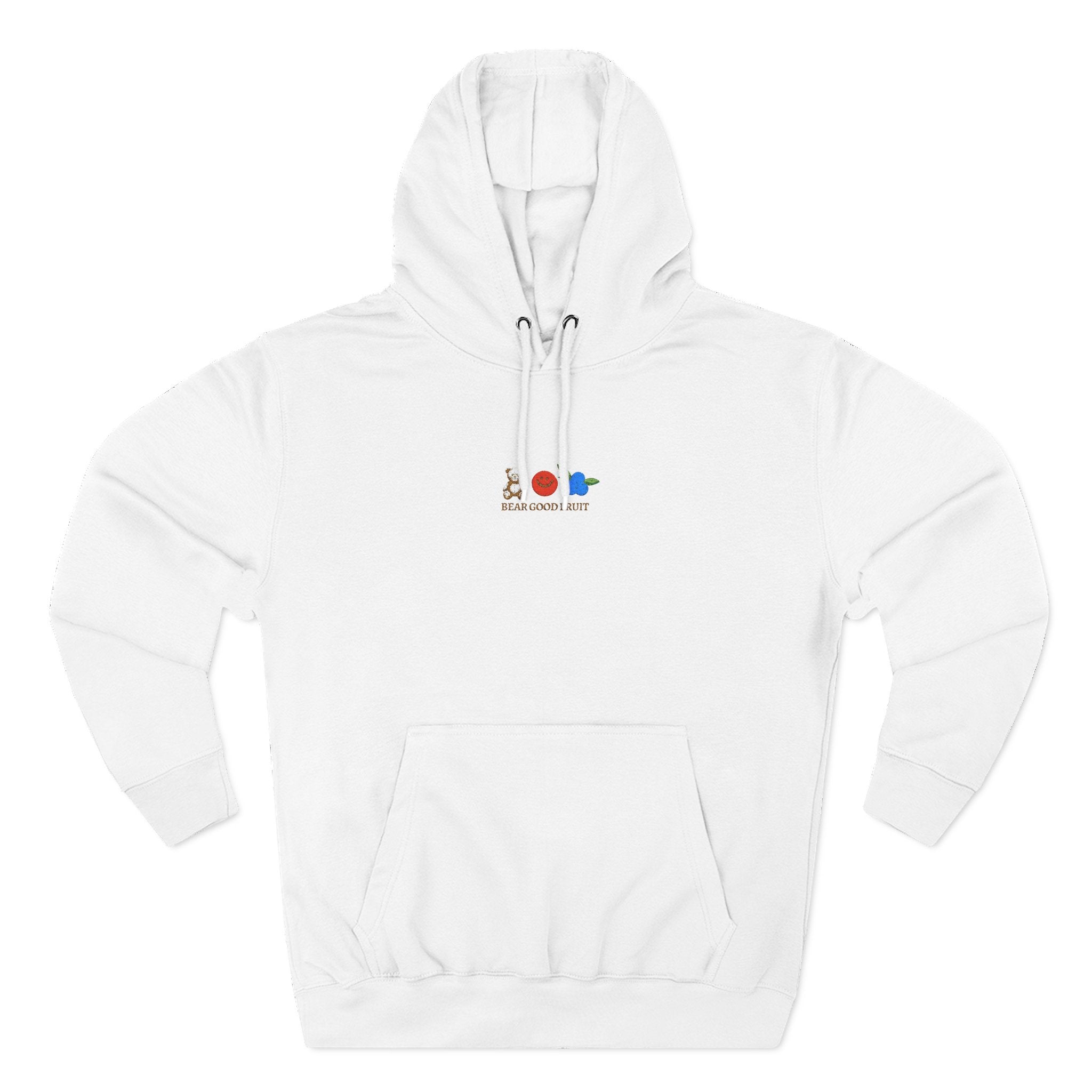 Bear Good Fruit Embroidered Hoodie