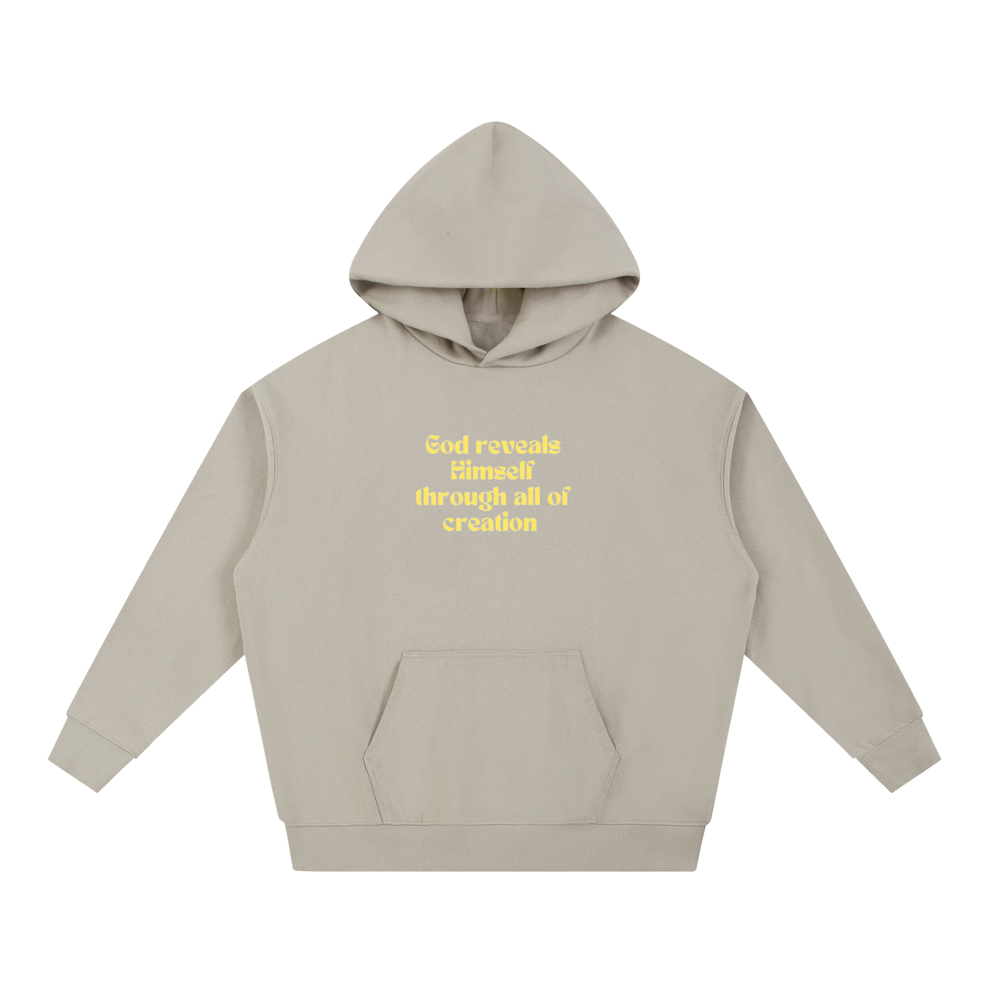God Reveals Essential Heavyweight Hoodie