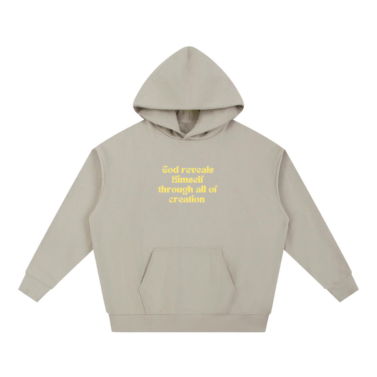 God Reveals Essential Heavyweight Hoodie