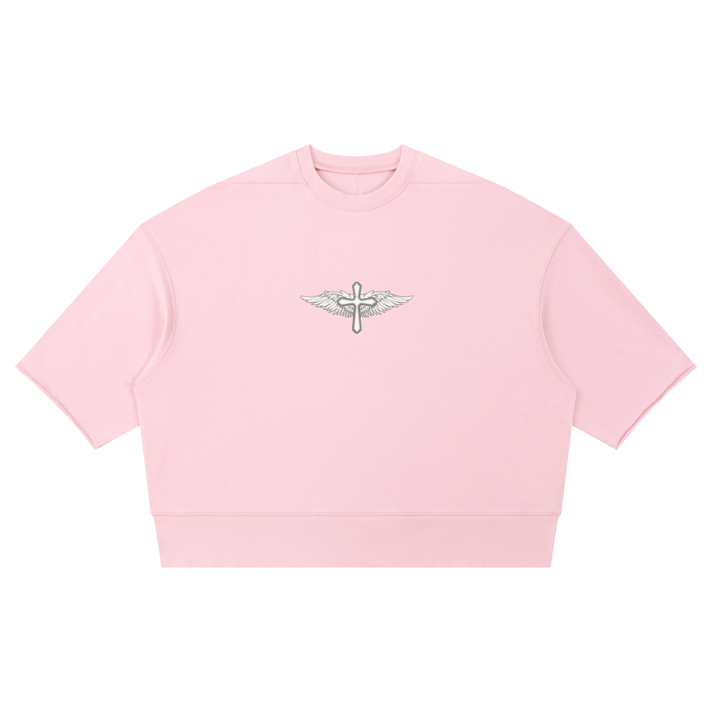 Unisex Mineral Wash Boxy Raw Edge T-Shirt
