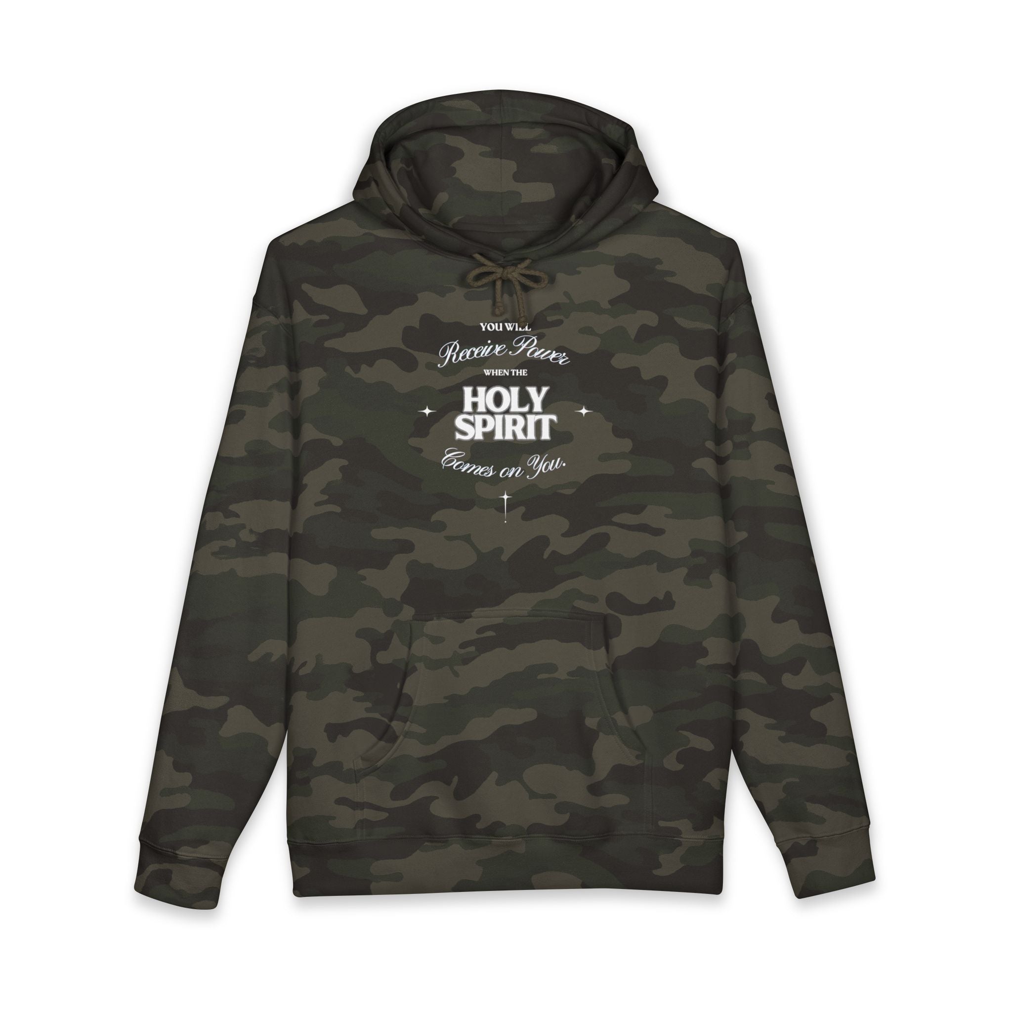 Holy Spirit Hoodie - 'Come Reveal, Renew Power' Christian Faith Pullover