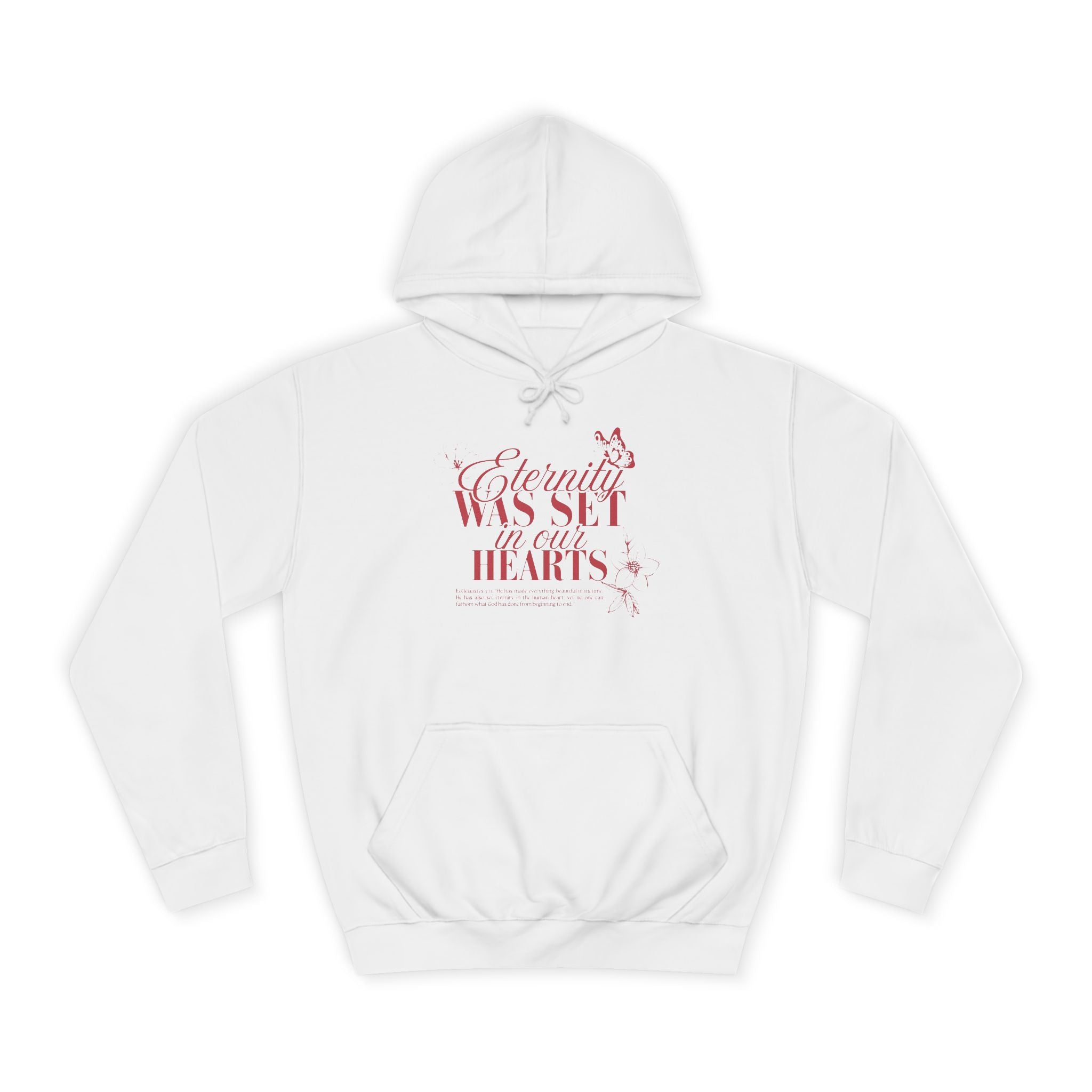 Hoodie — Eternal Heart Distressed Valentine Graphic Pullover