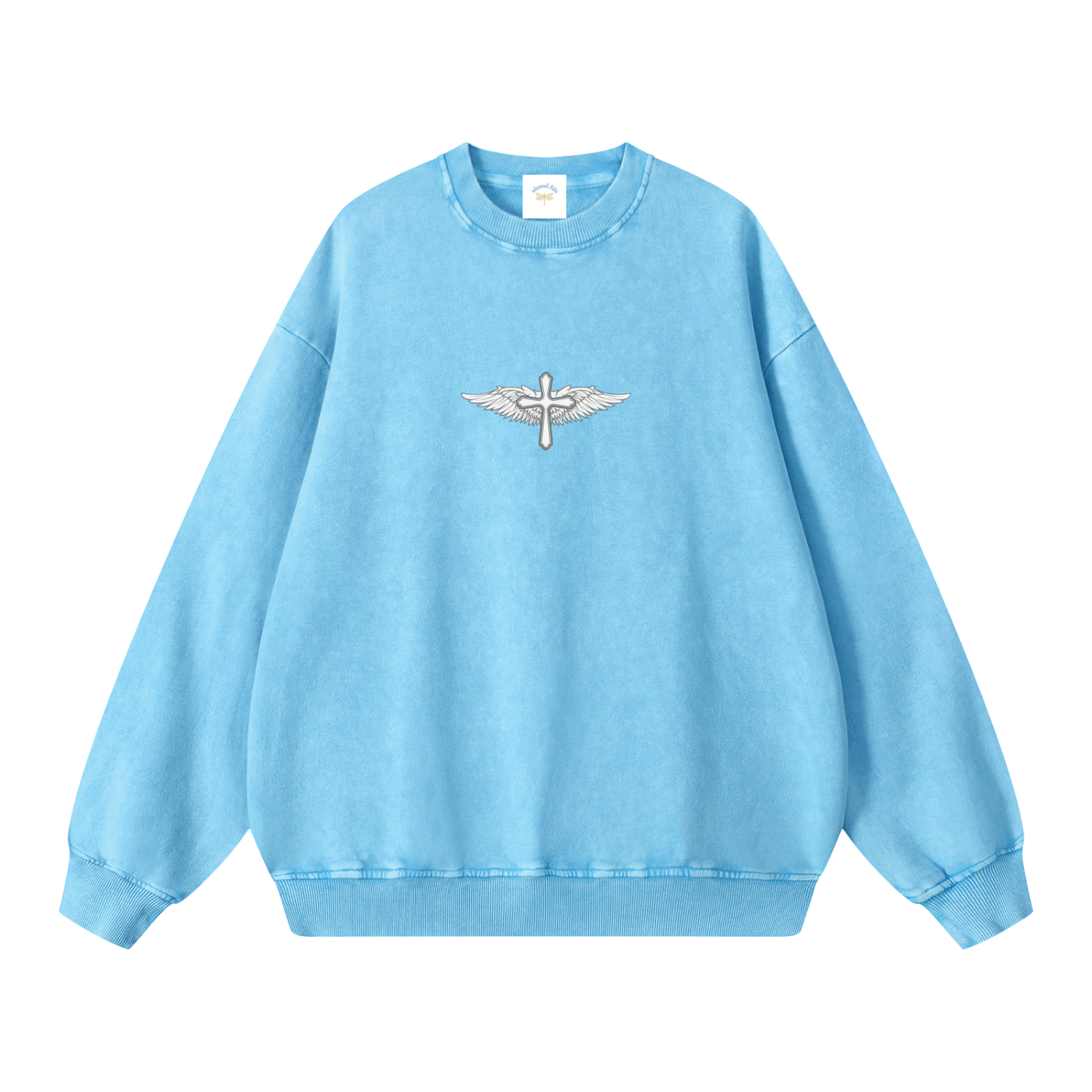 Snow Washed Oversized Sweatshirt