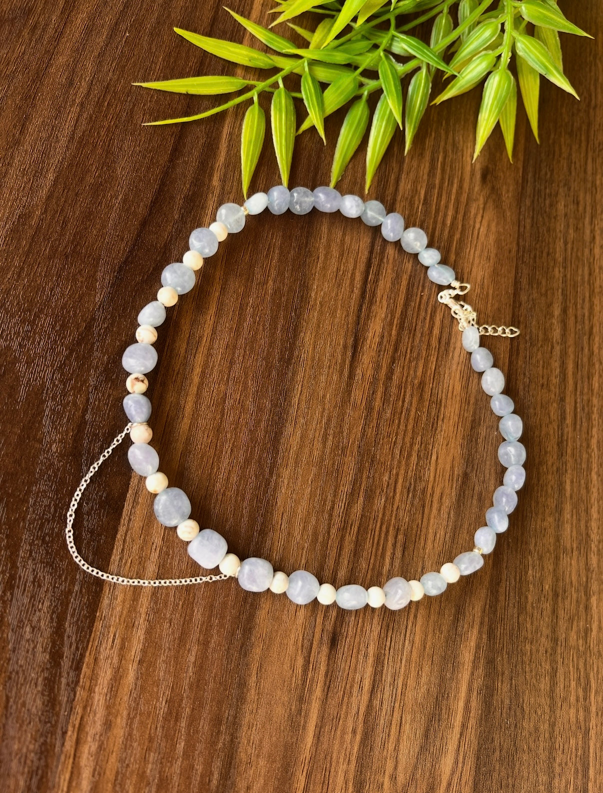 Beaded Handmade Stone Necklace