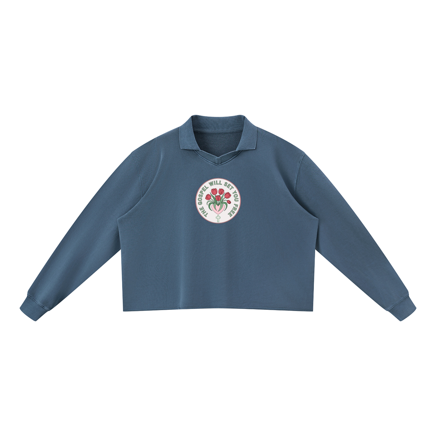 Unisex Mineral Wash Pullover Sweatshirt