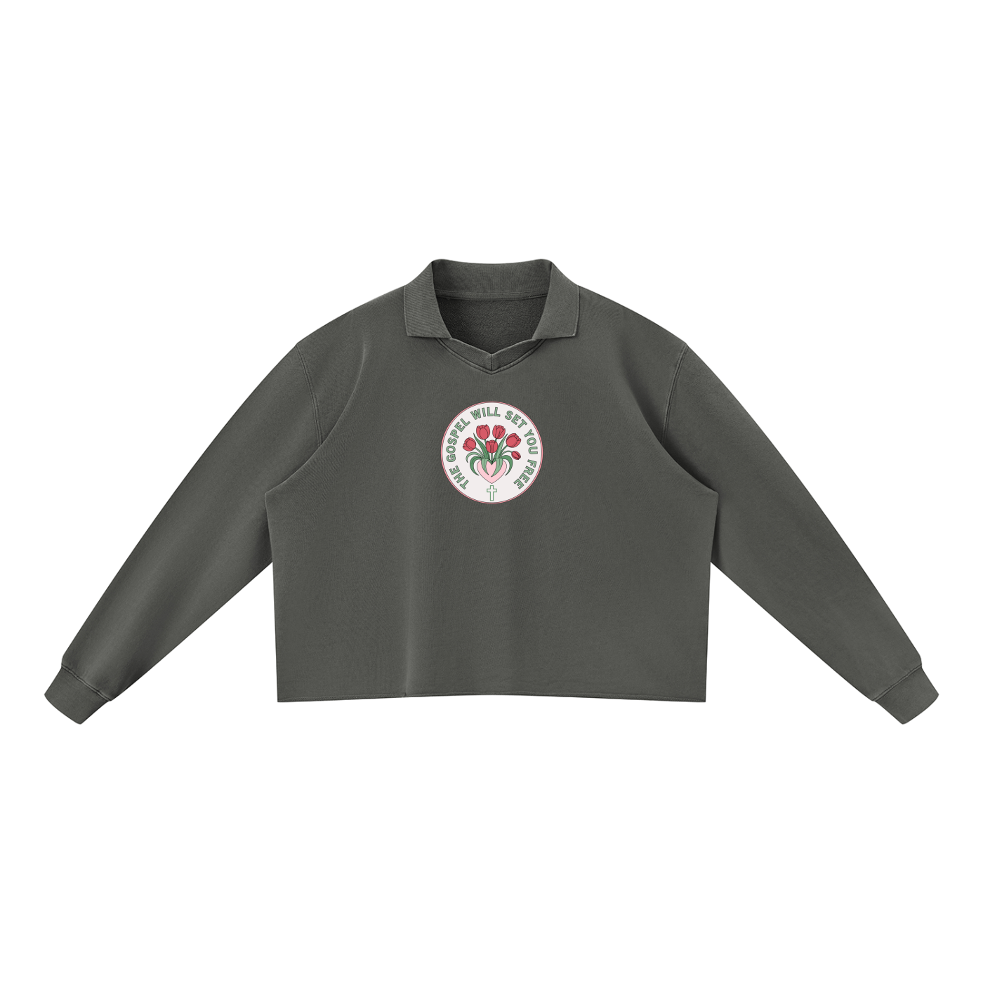 Unisex Mineral Wash Pullover Sweatshirt