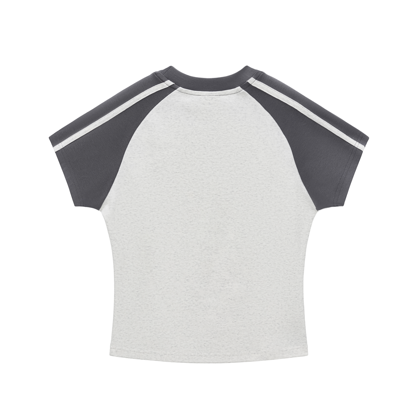 Jesus Contrast Stripes Bodycon Raglan  Sleeve T-Shirt