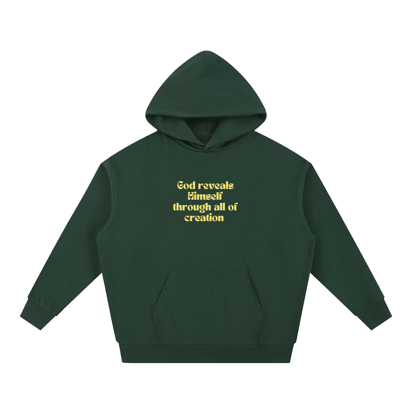 God Reveals Essential Heavyweight Hoodie