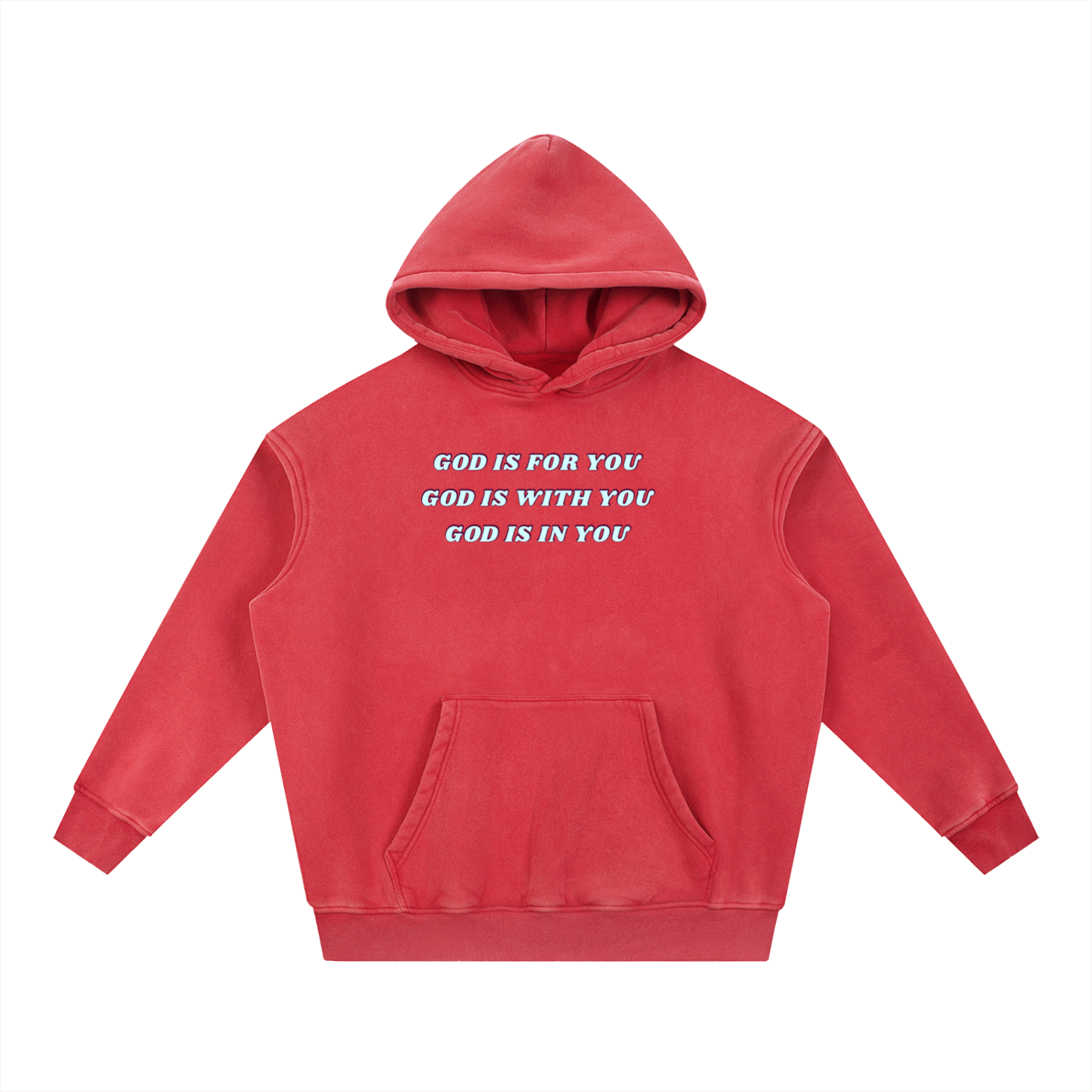 God is Fleece Oversize Hoodie